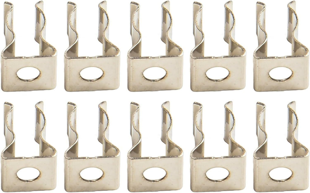  Lot De 10 Clips Muraux Pour Un Rangement Efficace - Clips à Ressort Robustes Pour Organiser Les Outils De Garage Et Les Râteaux (50 Mm)