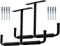  Rack De Rangement Pour Plafond De Garage - 2 Pièces Supports Organisateurs En T | Stockage Au Plafond Du Garage,Pour Échelle, Bois, Équipements Sportifs, Pelles, Cannes À Pêche, Skis, Cave,