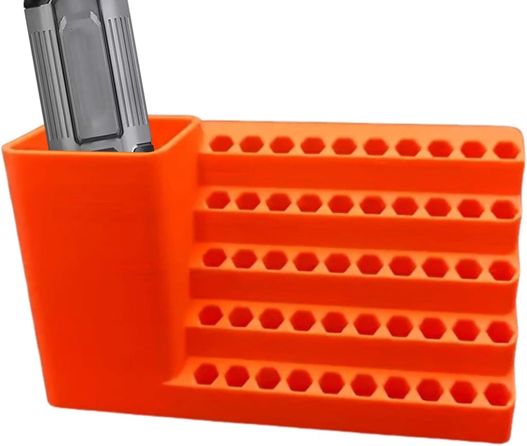 GENERIC Support De Rangement Pour Embouts De Tournevis De Précision, Support Antidérapant Pour Forets électriques, Solution De Rangement Adaptable, Pour Panneau Perforé, Atelier, Armoire, Abri De Jardin Et