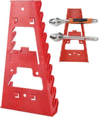 GENERIC Support De Rangement Pour Clés à Outils, Organiseur De Tournevis, Support Mural Robuste, Utilisation En Atelier De Réparation De Garage, 22 X 12 Cm, Noir, Rouge, 1 Pièce