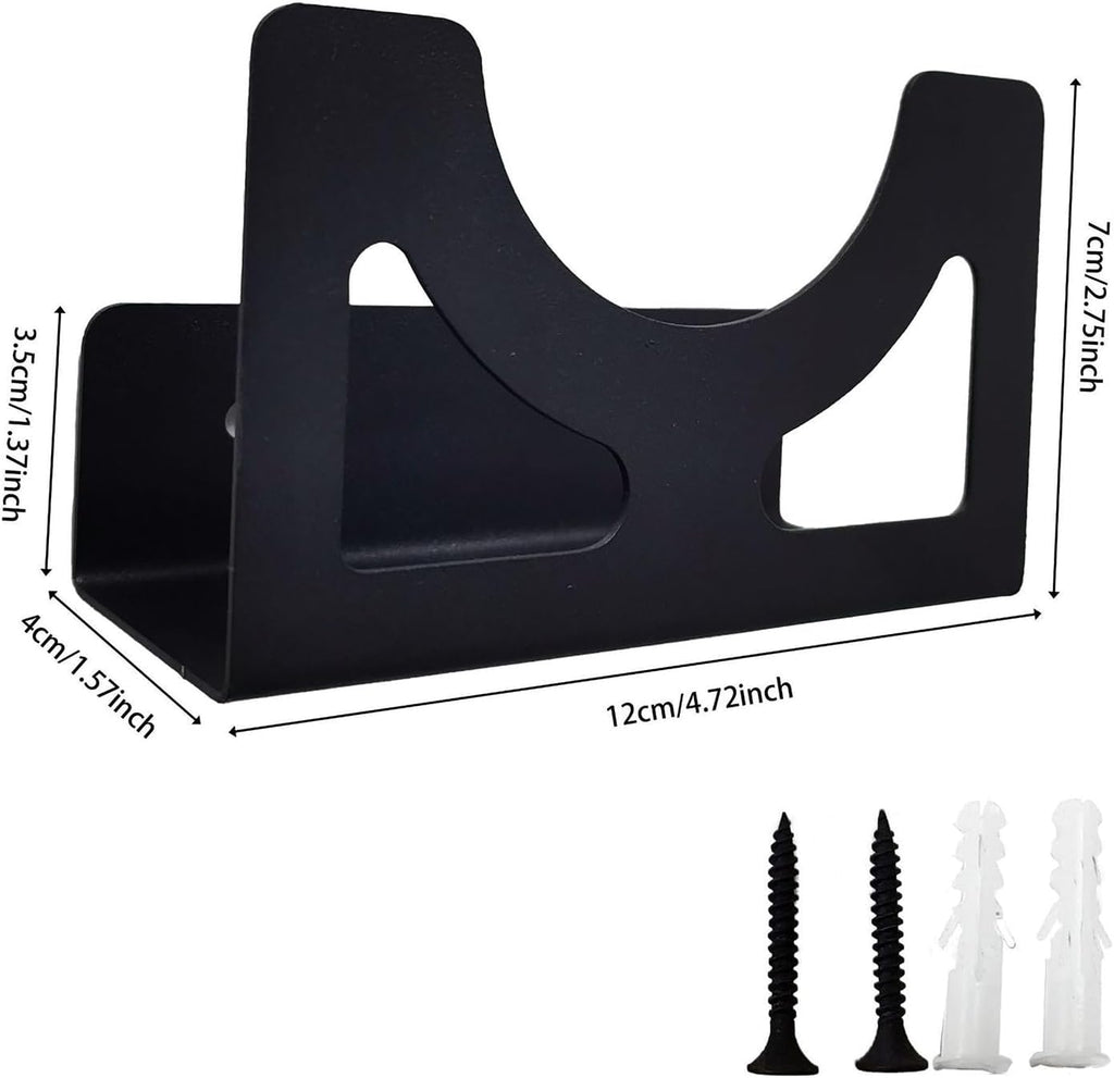  Support Mural Pour Meuleuse D'angle, Cadre En Acier Robuste, Support De Serré, Rangement D'outils électriques Pour Clé, Perceuse, Polisseuse, Garage, Organisation D'atelier, 12 X 4 X 7 Cm