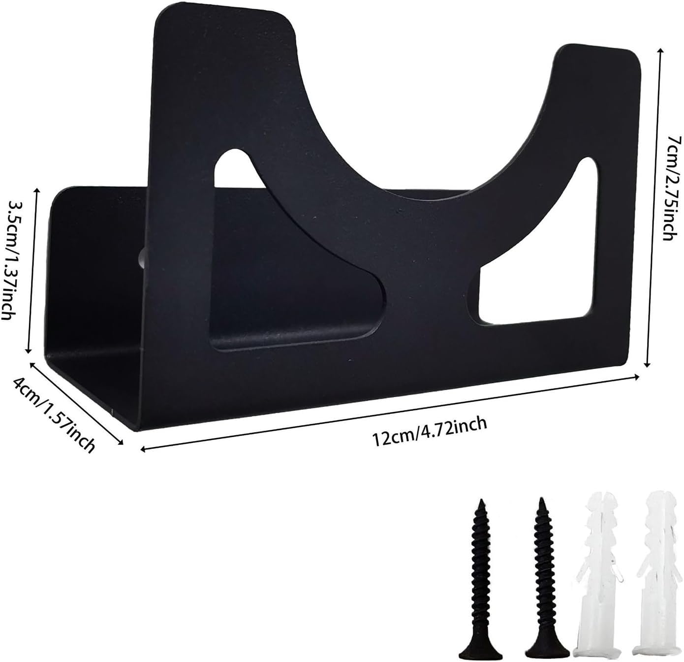  Support Mural Pour Meuleuse D'angle, Cadre En Acier Robuste, Support De Serré, Rangement D'outils électriques Pour Clé, Perceuse, Polisseuse, Garage, Organisation D'atelier, 12 X 4 X 7 Cm