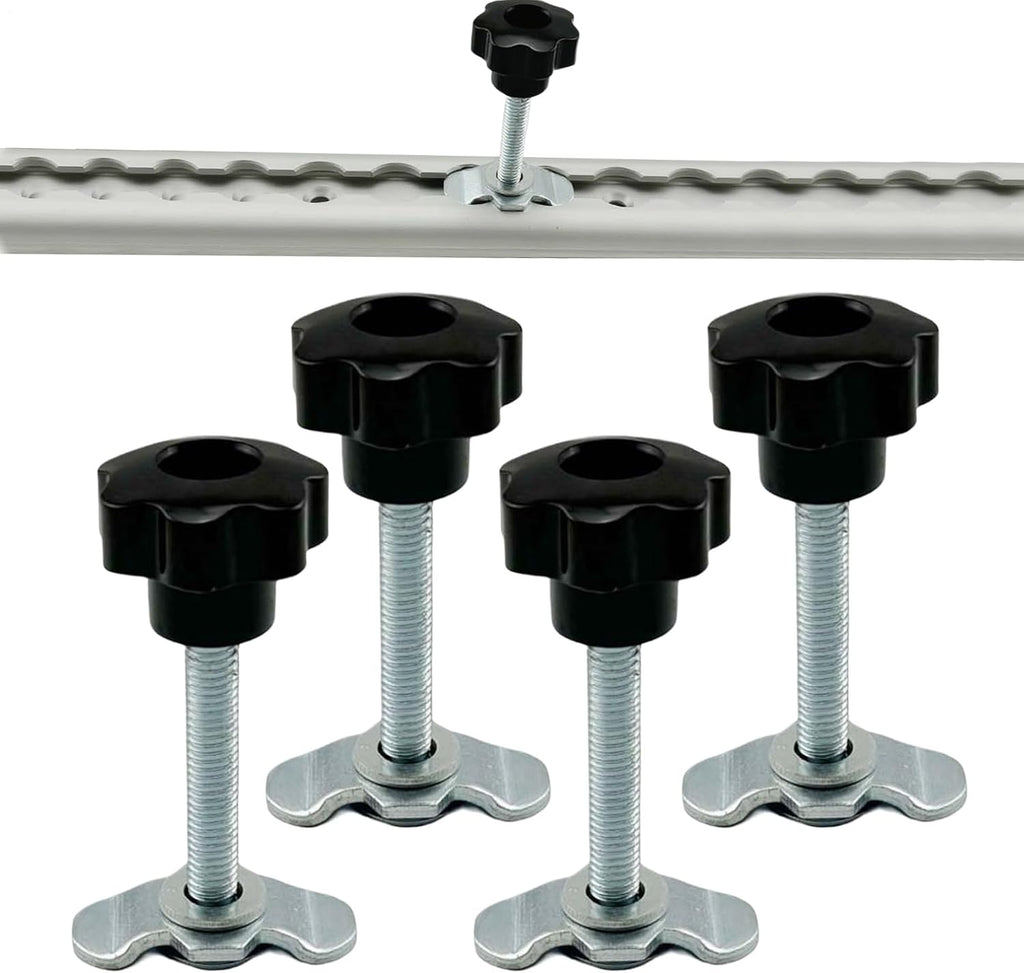  Rail De Piste L - Raccord à Filetée - Rail De Serrage Ergonomique - Matériel De Rechange - Accessoires De Rails Multi-usages Pour Camions, Voitures, Garages, Avions, Entrepôts, Remorques
