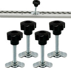  Rail De Piste L - Raccord à Filetée - Rail De Serrage Ergonomique - Matériel De Rechange - Accessoires De Rails Multi-usages Pour Camions, Voitures, Garages, Avions, Entrepôts, Remorques