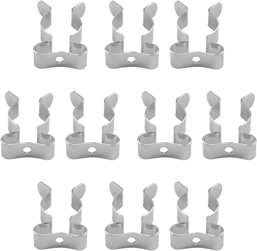  Lot De 10 Clips Muraux Pour Un Rangement Efficace - Clips à Ressort Robustes Pour Organiser Les Outils De Garage Et Les Râteaux (50 Mm)