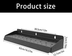  Support De Tournevis Mural Robuste De 40,6 Cm, Avec 3 Points De Fixation, Solution Compacte Pour Garage Et Atelier, étagère à Outils Robuste