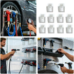 GENERIC Porte-outils Muraux De Garage – Organiseur De Jauge De Pression Des Pneus – Support Mural Robuste Pour Outils Pneumatiques – Support De Rangement Multifonction – Design Peu Encombrant Pour Atelier