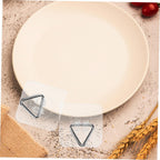  Ciieeo 20pièces Lot De Crochets Muraux Adhésifs Invisibles Pour Assiettes Supports Décoratifs Pvc Transparent Fixation Sans Perçage Pour Cadres Et Objets Légers