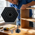  Générique Porte-de Tournevis Avec Rangement | Organisateur Pour Hexagonaux 4.8 Mm,Support D'de Vis | Pour Garage, Travail Du Bois, Outils Électriques, Construction, Placoplâtre, Charpentier, Maison