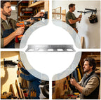 GENERIC Support Mural Pour Outils | Support Mural De Garage à 5 Emplacements – Organisateur De Marteau De Garage – Pour Clé, Tournevis, Abri De Jardin, Atelier, Usine à Domicile