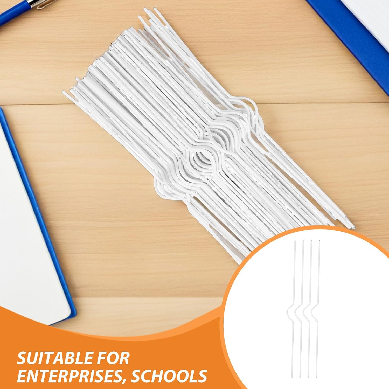  Gatuida 100 Crochets Métalliques Pour Calendrier - Petite Pince De 30 Cm Pour Calendrier Mural 2026 - Crochets De Suspension Réutilisables En Fer Pour Affiches