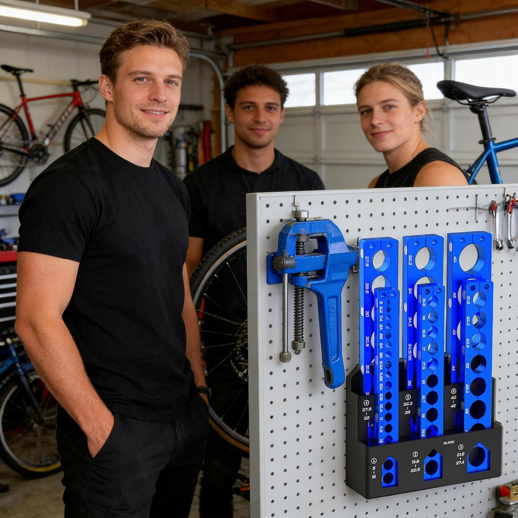  Générique Râtelier De Rangement Pour Outils - Porte-objets Mural à 6 Compartiments - Range-outils à Fixation Par Serrage | Pour Garage, Atelier, Remise, Établi, Panneau Perforé