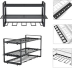  Power Tool Organizer | 3-Layer Wall-Mounted Tool Storage Shelf | Power Tool Organizer Shelf | Modular Heavy-Duty Electric Tool Organizer For Workshop, Shed, And Basement