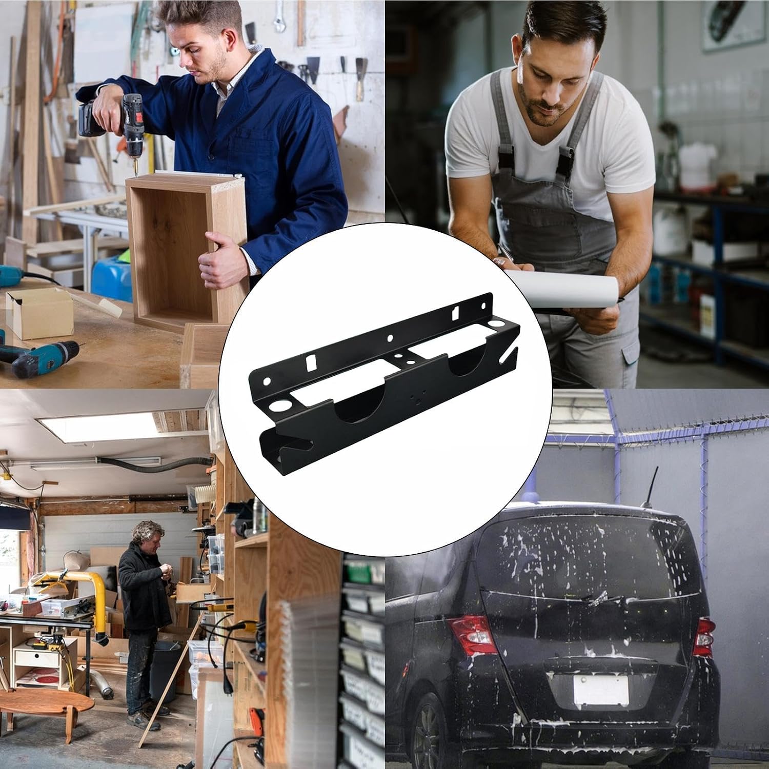  Organisateur De Meuleuse D'angle, Support Mural, Support Mural, Support De Fixation Murale, Organisateur De Garage, Outil De Montage Mural Pour Polishers, Outils De Montage Mural