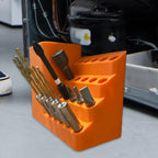 GENERIC Support De Rangement Pour Embouts Hexagonaux, Support De Rangement Pour Tête De Tournevis, Organisateur De Têtes De Tournevis Durable Pour Garage, Cave, Atelier De Réparation, Support De Rangement