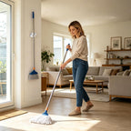 GENERIC Support Pour Balai Et Balai – 2 Pièces Sans Perçage, Support Utilitaire De Salle De Bain Pour Outils De Nettoyage | Pour Pelle à Poussière, Aspirateur, Gadgets Pour Maison, Bureau, Dortoir