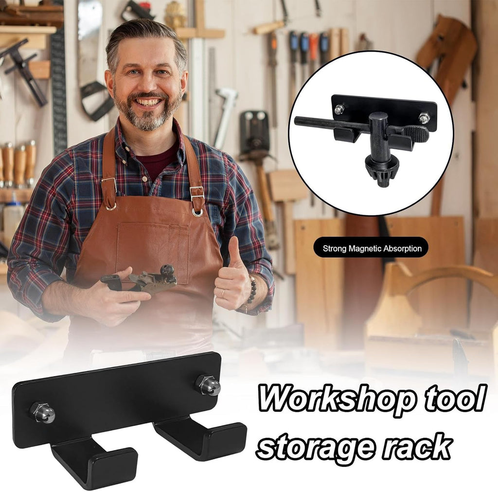  Porte-clés à Mandrin – Rangement Magnétique Pour Outils D'atelier, Support De Rangement, Poignée Universelle Sécurisée, Fonction D'usinage à Accès Rapide, Meilleure Fourniture De Menuiserie, Armoire D