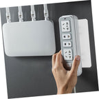  Cabilock 5ensembles Supports Adhésifs Pour Prises De Bureau Fixations Murales Et Supports De Rangement Pour Routeur Lot