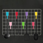  Sourcing Map Lot De 10 Crochets Muraux En Plastique Pour Panneau Mural De 7,6 Cm, Crochets D'étagère Pour Garage, Magasin, Entrepôt, Magasin, Maison, à Suspendre, Rose