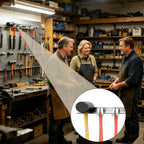 GENERIC Support Mural Pour Outils | Support Mural De Garage à 5 Emplacements – Organisateur De Marteau De Garage – Pour Clé, Tournevis, Abri De Jardin, Atelier, Usine à Domicile