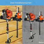  Generisch Weededer Crochet De Tondeuse Haute Performance, Support Mural, Gain De Place Pour L'industrie, Le Pont, L'arrière-cour, Le Jardin, La Pelouse, La Terrasse, La Cave, L'atelier, 320 G, Noir