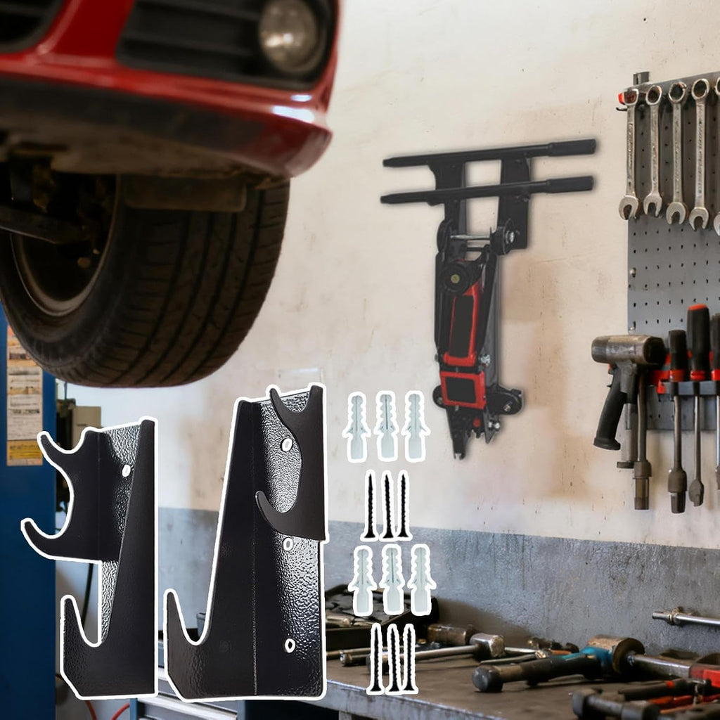  Support De Cric De Sol,Organisateur Robuste Gain De Place,Porte-Supports Pour Cric Hydraulique Roulant | Pour Garage Atelier Abri Maison Salle D Outils Local De Réparation Mécaniciens