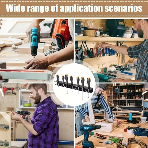  Durabilité - Organiseur Mural En Fer Pour Outils - Pour La Maison Et Le Garage - Configurations Modulaires Faciles Pour Personnaliser Le Rangement