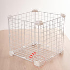  Connecteurs De Grille De Cage,Multifonction Fixation Serrée - Connecteurs De Rangement Pour Cubes En Fil | Pour Salon Maison Dortoir Appartement Chambre Boîte À Caisse Pour Animaux