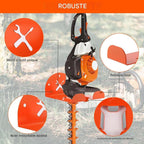  Générique Organisateur D'outils Électriques,Rangement Gain De Place | Porte-Outils Mural Pour Jardin - Pour Tailleuse Haie Tronçonneuse Perceuse Atelier Jardin Remise