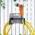 GENERIC Porte-Tuyau Mural, Support Mural Robuste | Rangement Pour Tuyau De Jardin - Le Tube Robinet Buse Terrasse Plomberie Rail Clôture Maison Piscine Camping-Car Balcon Garage