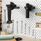 GENERIC Support Pour Outils électriques, Montage Mural, Support D'outils De Meuleuse, Résistant à L'usure, Très Résistant, Système De Rangement Pour Garage, Atelier, Abri De Jardin, établi 16 X 5 X 5 Cm