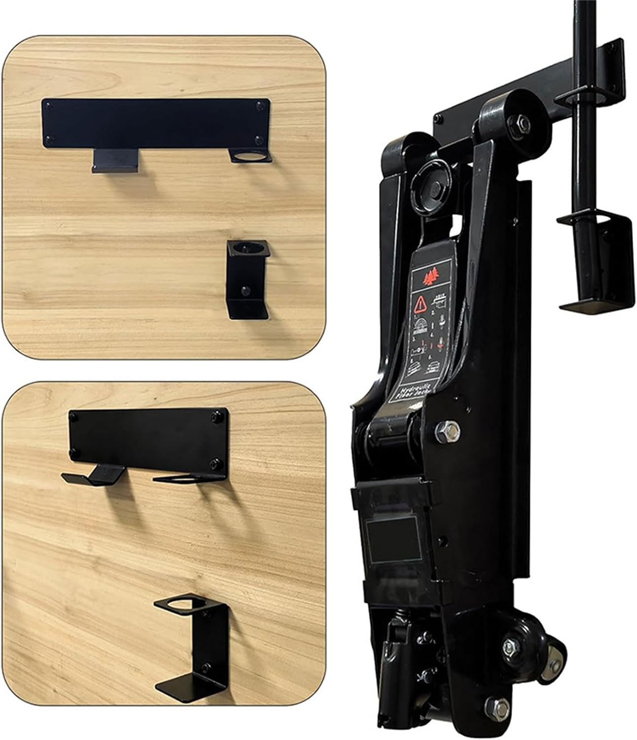  Crochet De Rack Hydraulique Métallique Construction Robuste Accessoire Portable Organisateurs De Garage Portable Space Efficient Atelier Hook