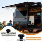  Rail De Piste L - Raccord à Filetée - Rail De Serrage Ergonomique - Matériel De Rechange - Accessoires De Rails Multi-usages Pour Camions, Voitures, Garages, Avions, Entrepôts, Remorques