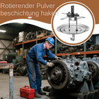  Generisch Crochet Pivotant Pour Charges - Avec Rotation - Pour Peinture De Four Et Pulvérisation, Revêtement En Poudre - Pour Bricolage, Garage, Projets De Déplacement D'objets