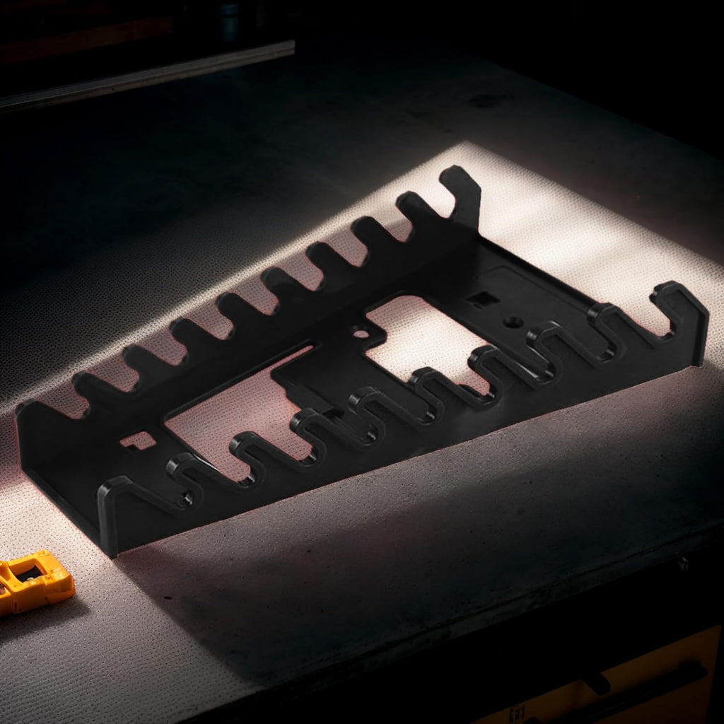 GENERIC Support De Rangement Pour Clés à Outils, Organiseur De Tournevis, Support Mural Robuste, Utilisation En Atelier De Réparation De Garage, 22 X 12 Cm, Noir, Rouge, 1 Pièce