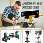  Porte-clés à Mandrin – Rangement Magnétique Pour Outils D'atelier, Support De Rangement, Poignée Universelle Sécurisée, Fonction D'usinage à Accès Rapide, Meilleure Fourniture De Menuiserie, Armoire D
