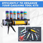 GENERIC Organiseur Mural Adhésif - Support De Tube - Maintien Sûr - Utilisation Polyvalente - Compatible Avec Les Installations - Tenue Sûre - Construction Durable - Résistant à La Rouille - Rangement