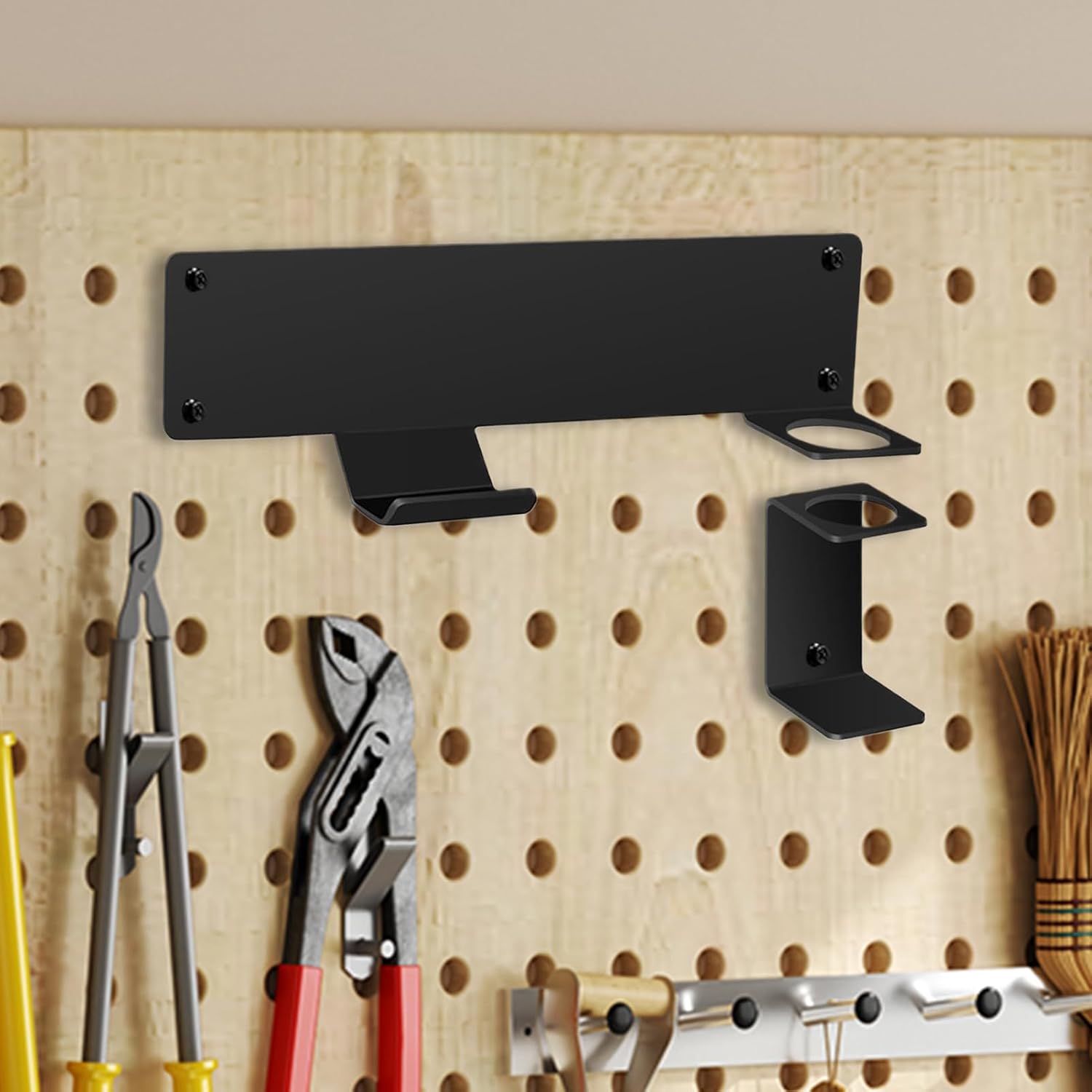 GENERIC Support De Cric De Rangement | Support Mural Pour Cric Au Sol, Accessoires De Remorque Peu Encombrant Pour Outils, Maison, Garage, Atelier, Abri De Jardin, Réparation De Baie, Magasin, Tour De Ferme