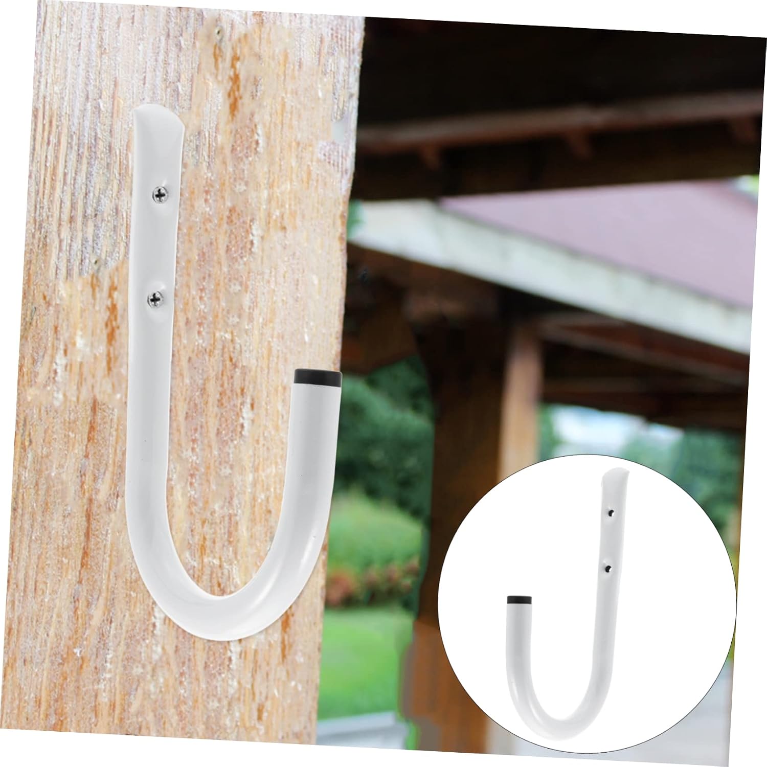  Angoily De Rangement Pour Garage - Porte-outils Mural Utilitaires En Fer Pour Échelles 1 Pièce