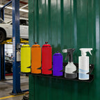GENERIC Porte-bouteilles – Support Mural Pour Garage, Rangement De Garage, Construction En Acier à Six Emplacements, Rangement De Bombes Aérosoles, Accessoires D'outils Automobiles, Finition En Métal Noir