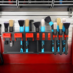  Garage Tool Organizer, Multi-Functional Spray Bottle Holder, Air Tool Rack, Detailing Bottle Organizer, Wall-Mounted Storage For Home Garages, Spray Bottles, And Abrasives With 17.72x6.1x2.36 Inches