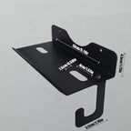  Porte-Scie Sauteuse Rack - Organisateur Métallique De Rangement Pour Outils Électriques - Organisateur Avec Crochet Dédié à Scie Sauteuse - Pour Atelier, Abri, Garage, Maison, Sous-Sol, Appartement