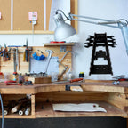 GENERIC Support De Rangement Pour Clés à Outils, Organiseur De Tournevis, Support Mural Robuste, Utilisation En Atelier De Réparation De Garage, 22 X 12 Cm, Noir, Rouge, 1 Pièce