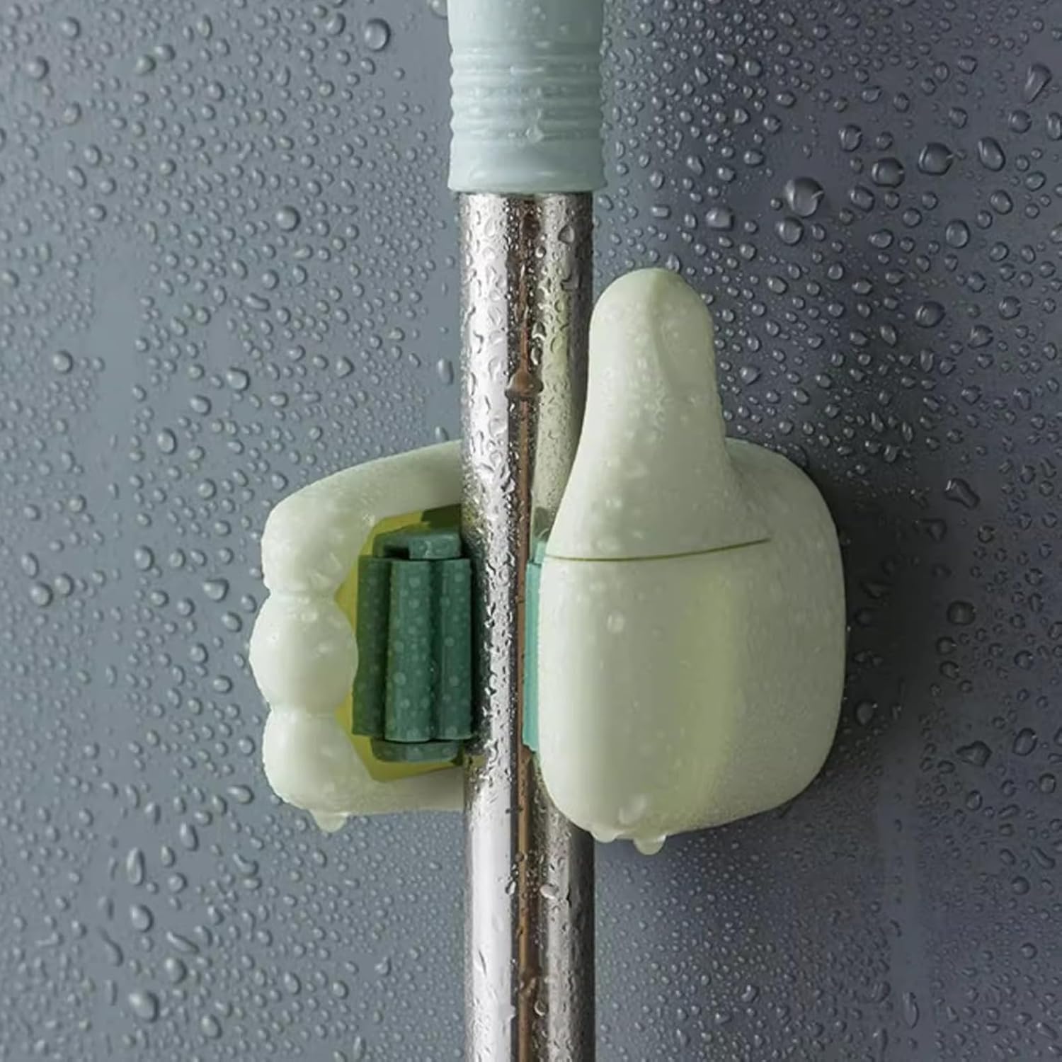 GENERIC Support Mural Pour Balai – Support De Rangement Mural Pour Serpillère, Sans Perçage, étagère De Rangement Robuste, économie D'espace Pour La Cuisine, Le Garde-manger, La Salle De Bain, La Buanderie