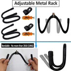  Lot De 2 Organiseurs D'outils De Piscine Et De Garage – Fixation Murale Ou à Fixer Sur La Clôture, Crochets Utilitaires De Rangement Réglables, Pour Ranger Les Outils De Jardin, Les Poteaux, Les