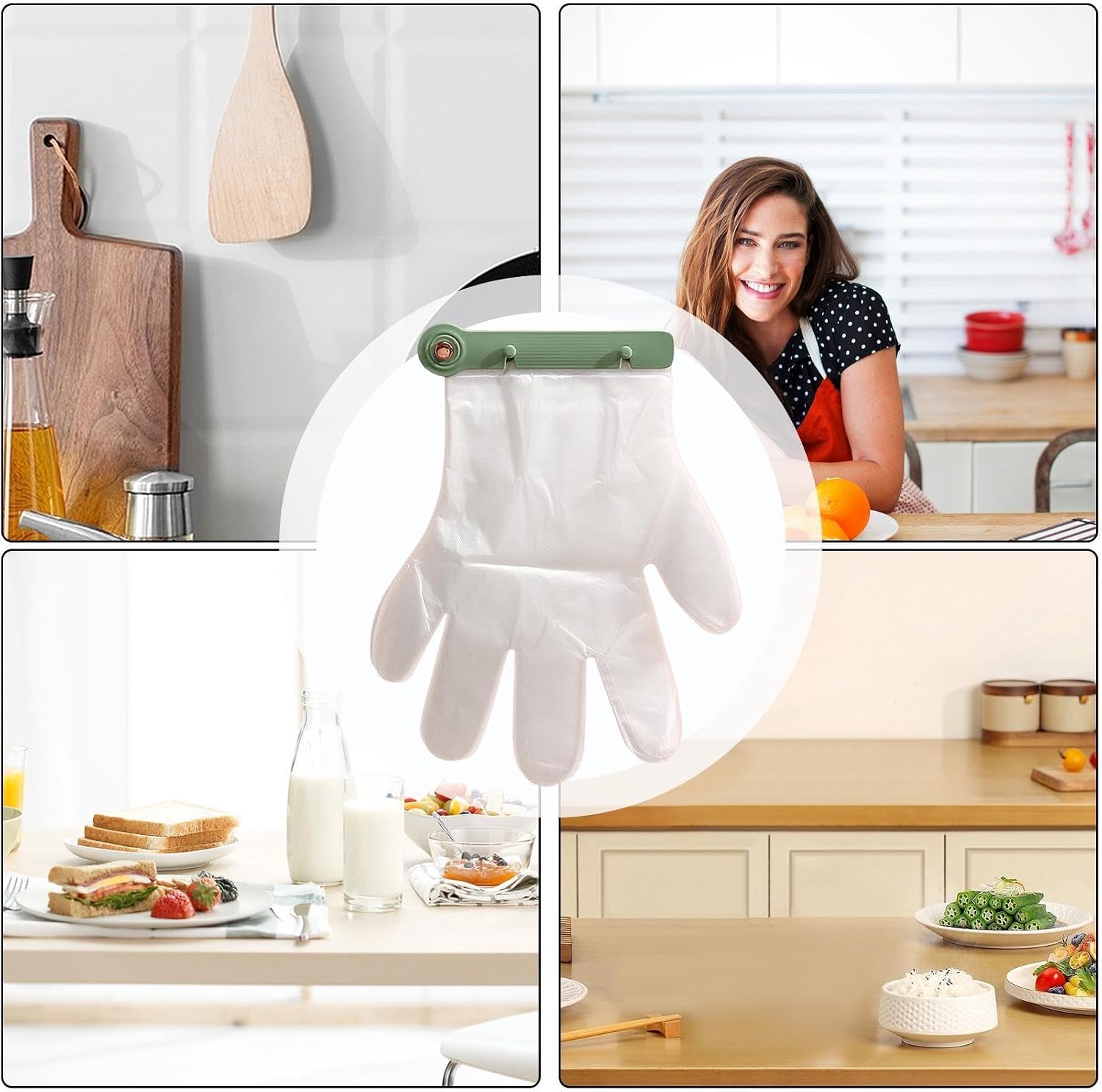  Porte-Gants Mural Avec Clip Fixation Murale | Crochets Suspendables Pour Mitaines De Salle De Bain,Organisateur Multifonction Pour Mitaines Fixation Murale Inclut 100 Gants Pour Maison Et Restaurant