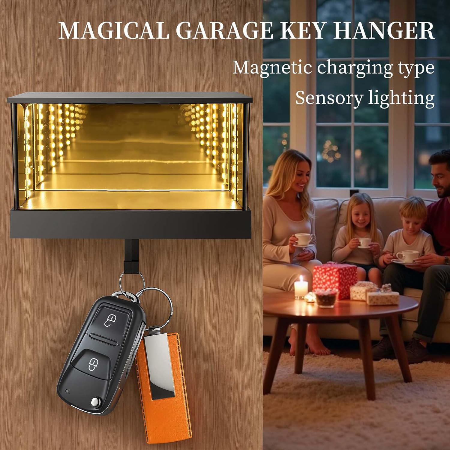  Support Coloré Rechargeable Pour Voiture Avec Porte De Garage Mécanique Support Mural Avec Porte D'ouverture