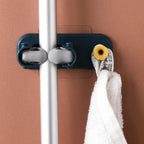 Genérico Generico Mop Organizer Wall Mount, Laundry Broom Hanger, Adhesive Broom Holder, Adhesive Broom Hanger For Easy Installation And Organization In Kitchens, Garages, And Gardens 11,2 X 4,3 Cm/4,41 X 1,69