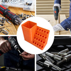 GENERIC Support De Rangement Pour Embouts Hexagonaux, Support De Rangement Pour Tête De Tournevis, Organisateur De Têtes De Tournevis Durable Pour Garage, Cave, Atelier De Réparation, Support De Rangement