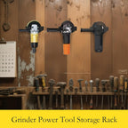 GENERIC Support Pour Outils électriques, Montage Mural, Support D'outils De Meuleuse, Résistant à L'usure, Très Résistant, Système De Rangement Pour Garage, Atelier, Abri De Jardin, établi 16 X 5 X 5 Cm